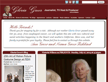 Tablet Screenshot of gloriagreer.com